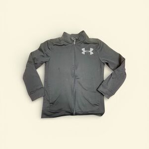 Under Armour Kids Charcoal Full-Zip Jacket